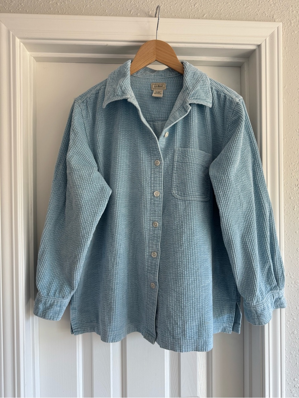 LL Bean Corduroy Top 100% Cotton